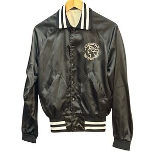 1980 Aristo Jac Barry Manilow World Tour Jacket Satin Bomber Retro Concert Merch